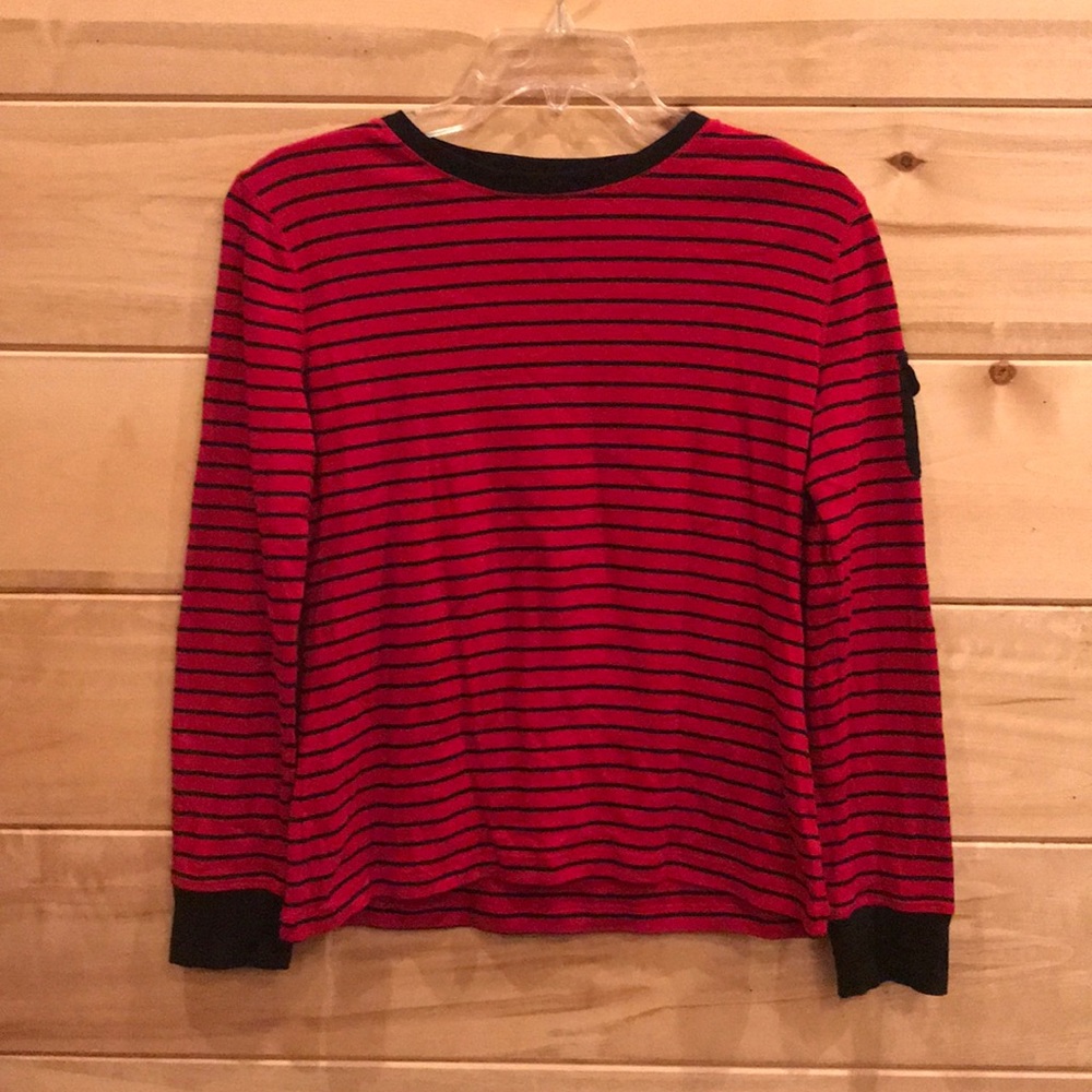 Chaps red and black top